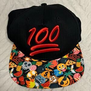 Unisex Emoji Snap Back Adjustable Hat